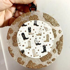 Boots & Glitter Car Freshie